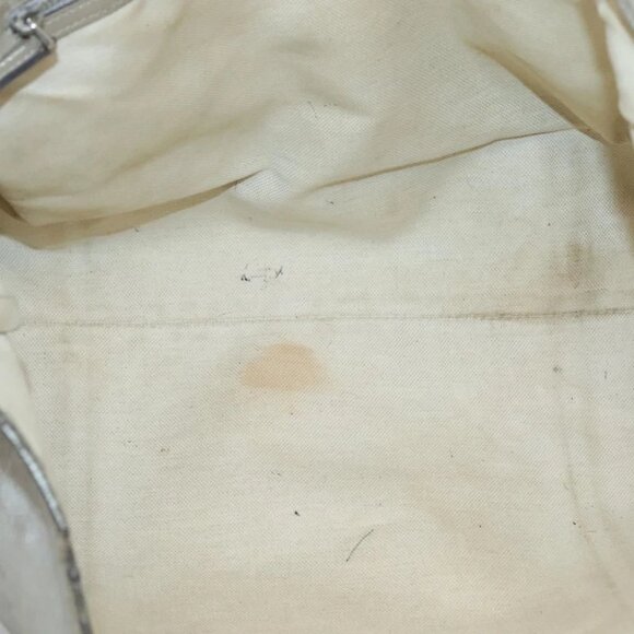 GUCCI GG Implementation Tote Bag Silver 197953 Auth 129342 - Picture 12 of 15